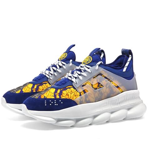 versace chain reaction baroque print sneakers|Versace chain reaction sneakers price.